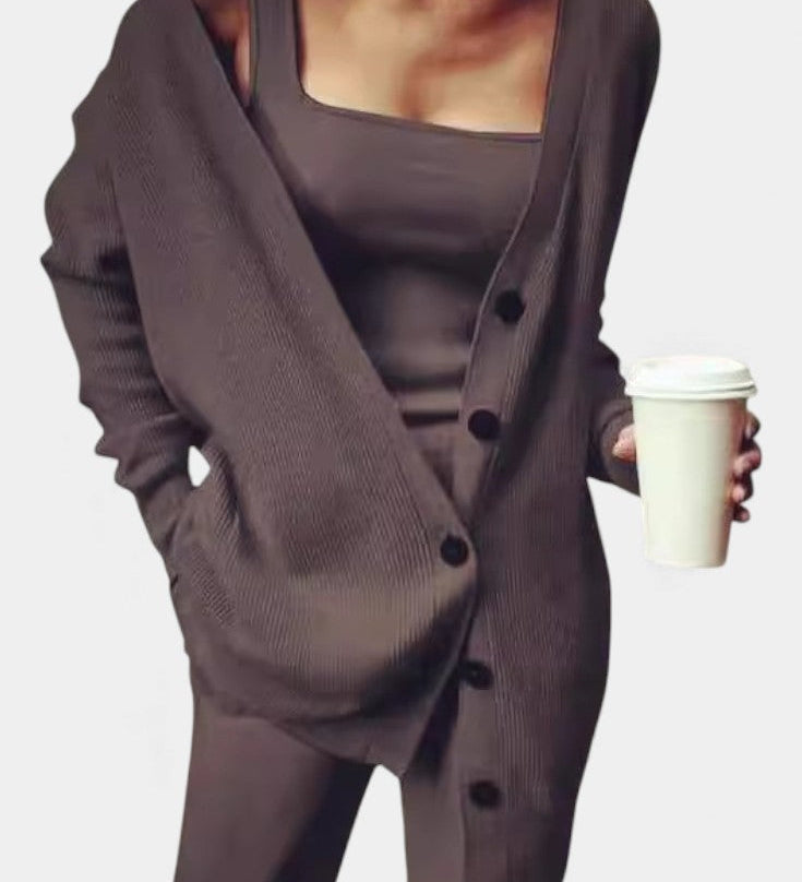 Clélia | Cozy 3-Piece Knit Set