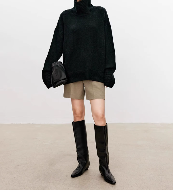 Anneliese | Cable-Knit Turtleneck Sweater