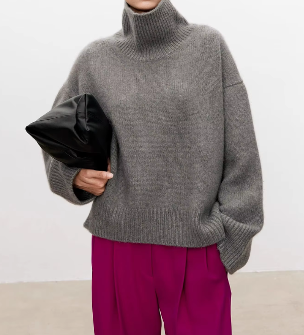 Anneliese | Cable-Knit Turtleneck Sweater