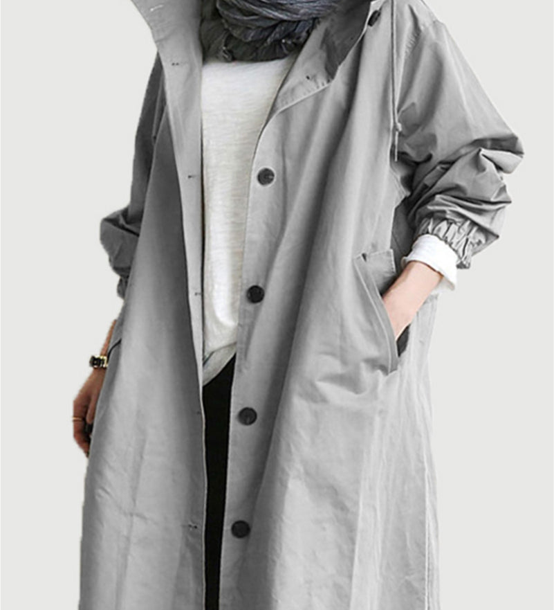 Barbara | Oversized Water-Repellent Windbreaker