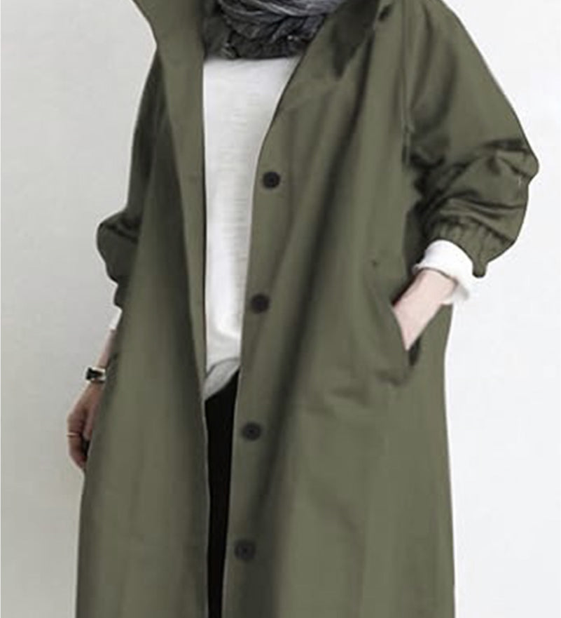 Barbara | Oversized Water-Repellent Windbreaker
