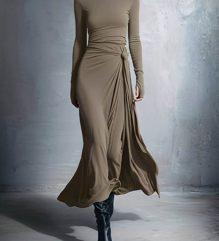 Naiara | Maxi dress with side knot